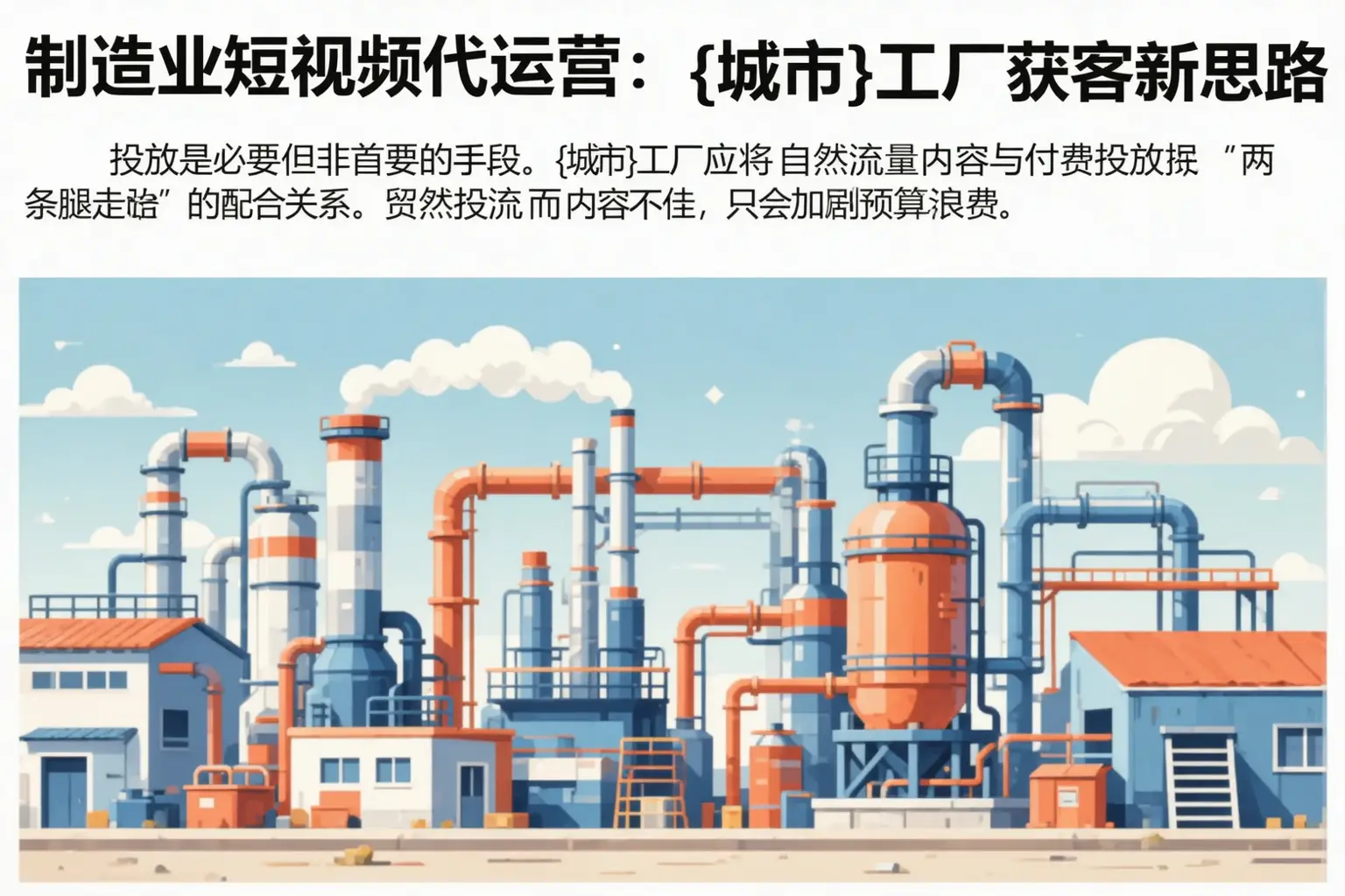 制造业短视频代运营:汕尾工厂获客新思路