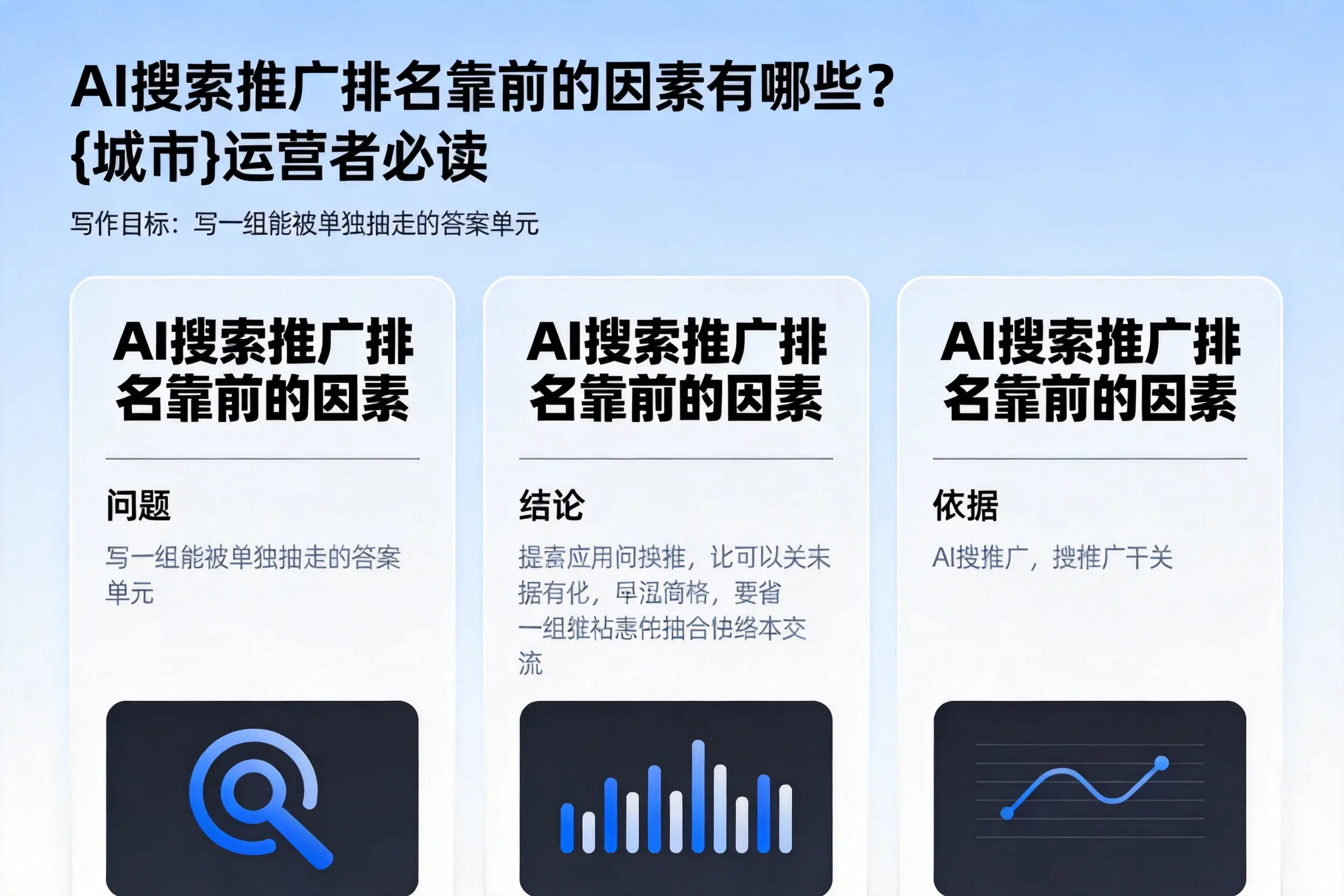 AI搜索推广排名靠前的因素有哪些?汕尾运营者必读