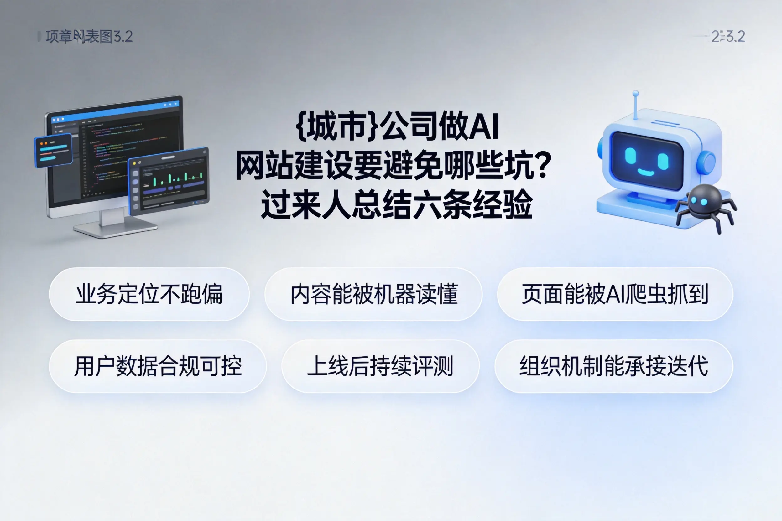 汕尾公司做AI网站建设要避免哪些坑？过来人总结六条经验