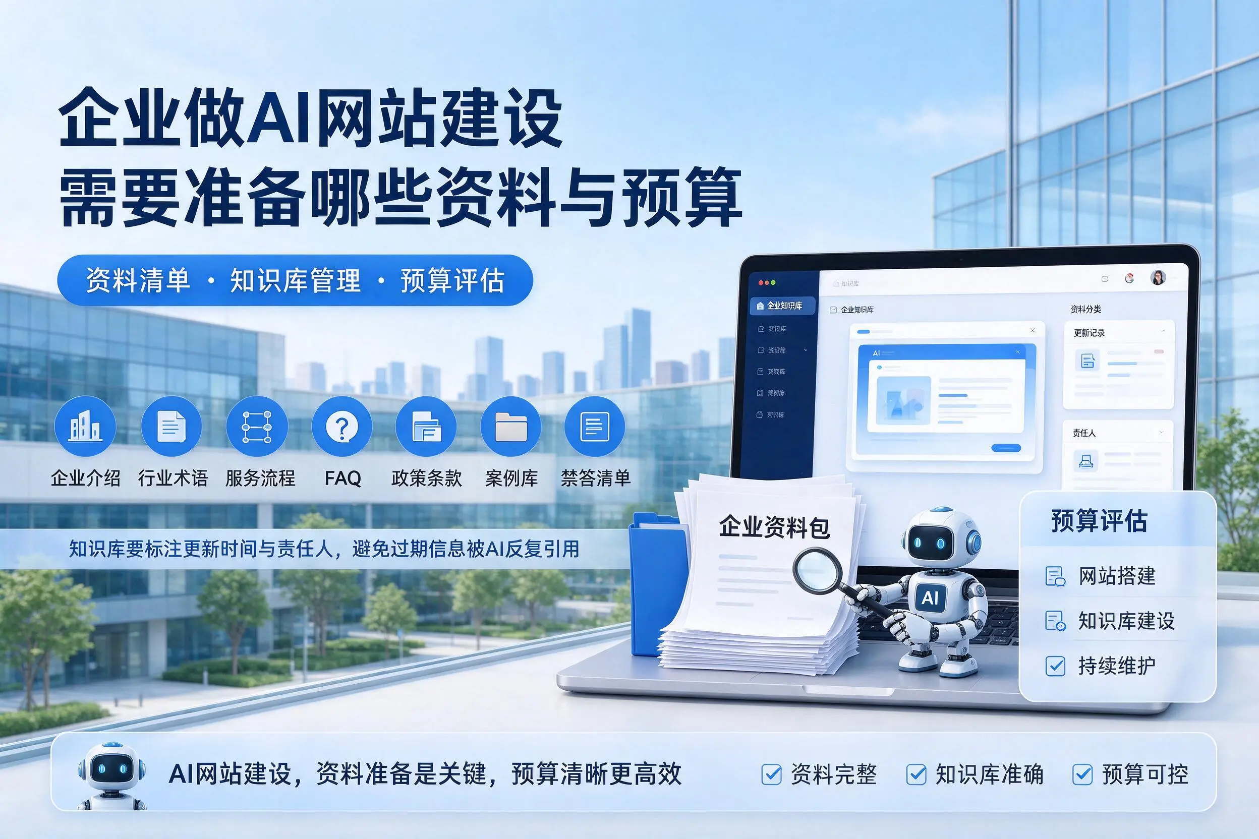 汕尾企业做AI网站建设需要准备哪些资料与预算